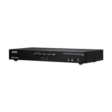 Aten ATEN CS1844 4-Port USB 3.0 4K HDMI Dual Display KVMP Switch - KVM / audio / USB switch - 4 ports